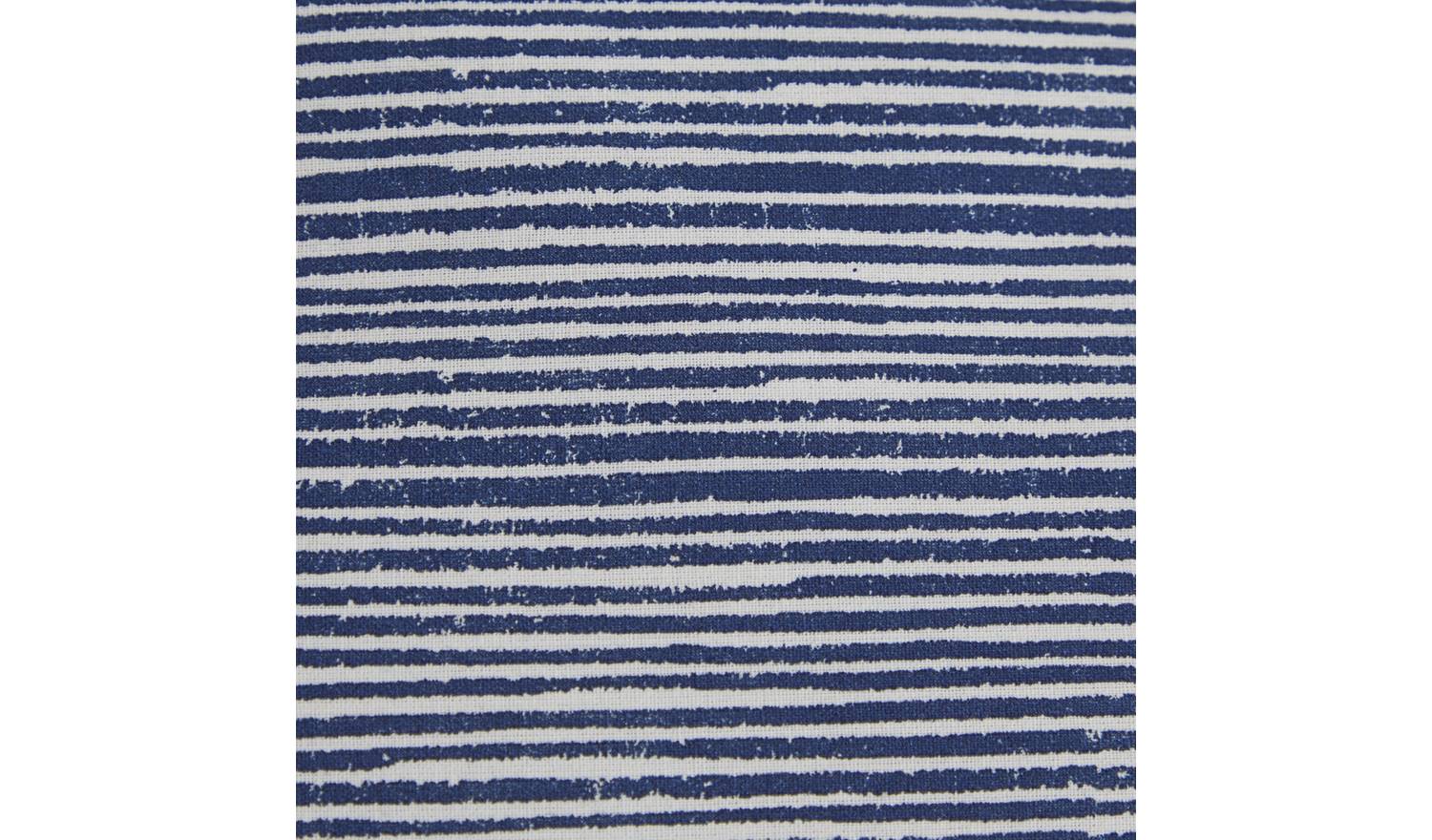 Habitat Stockholm Stripe Blue & White Bedding Set- King size