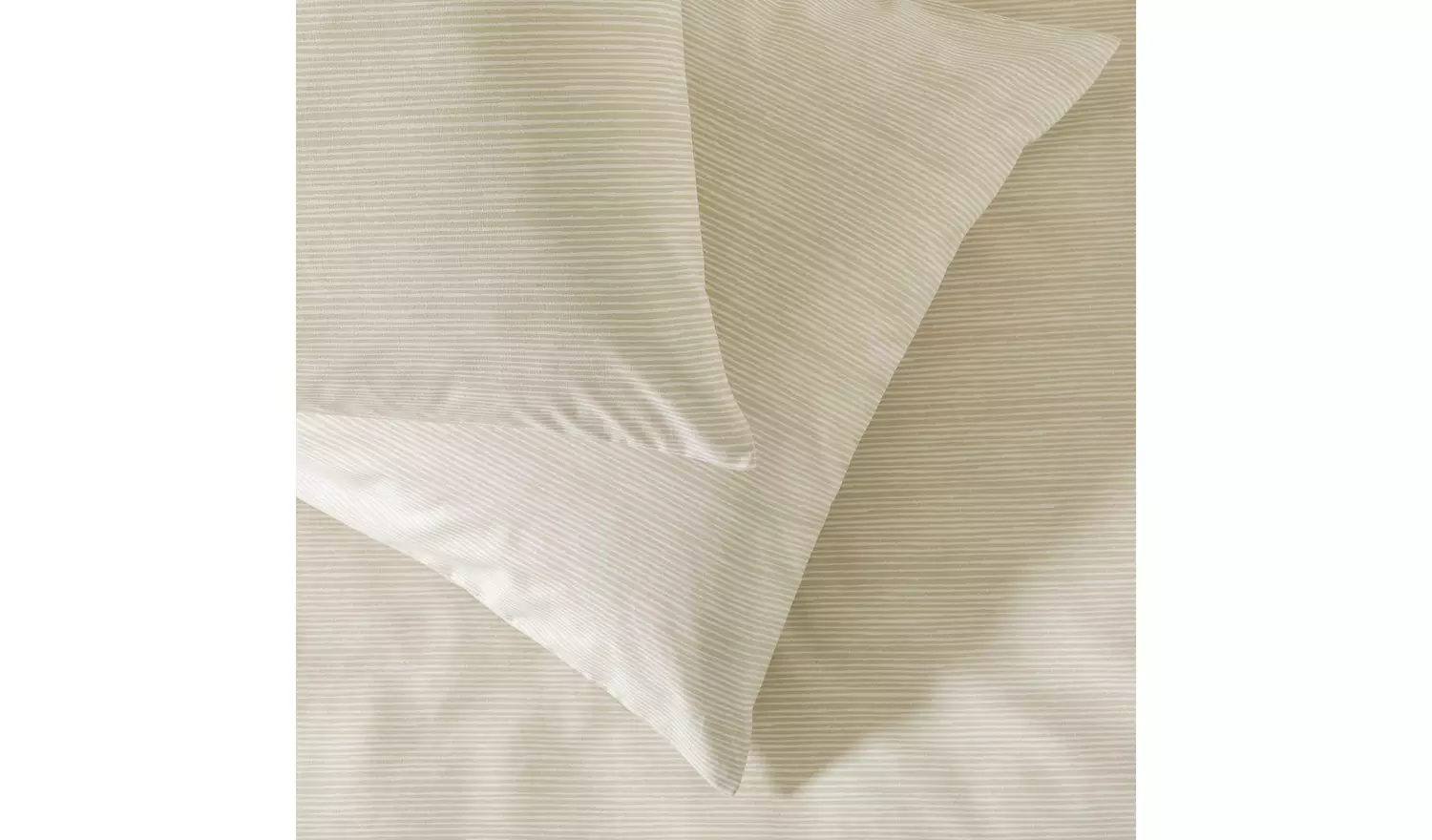 Habitat Stockholm Stripe Neutral Bedding Set - Double