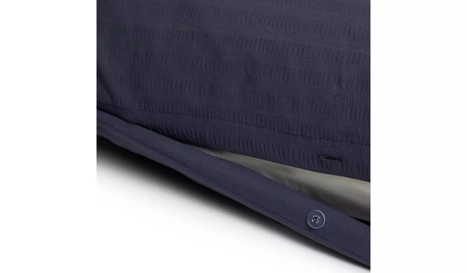 Habitat Stripe Seersucker Navy Bedding Set - King size