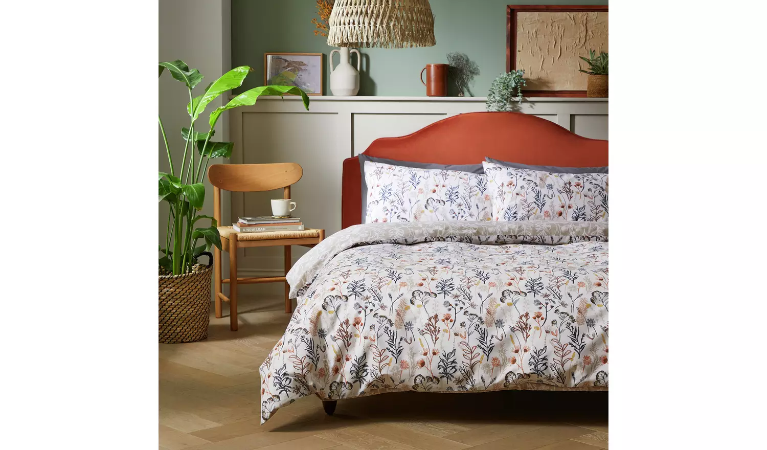 Habitat Autumn Foliage Bedding Set - King size
