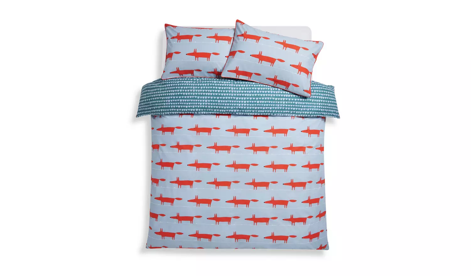 Habitat x Scion Cotton Mr Fox Bedding Set-Superking