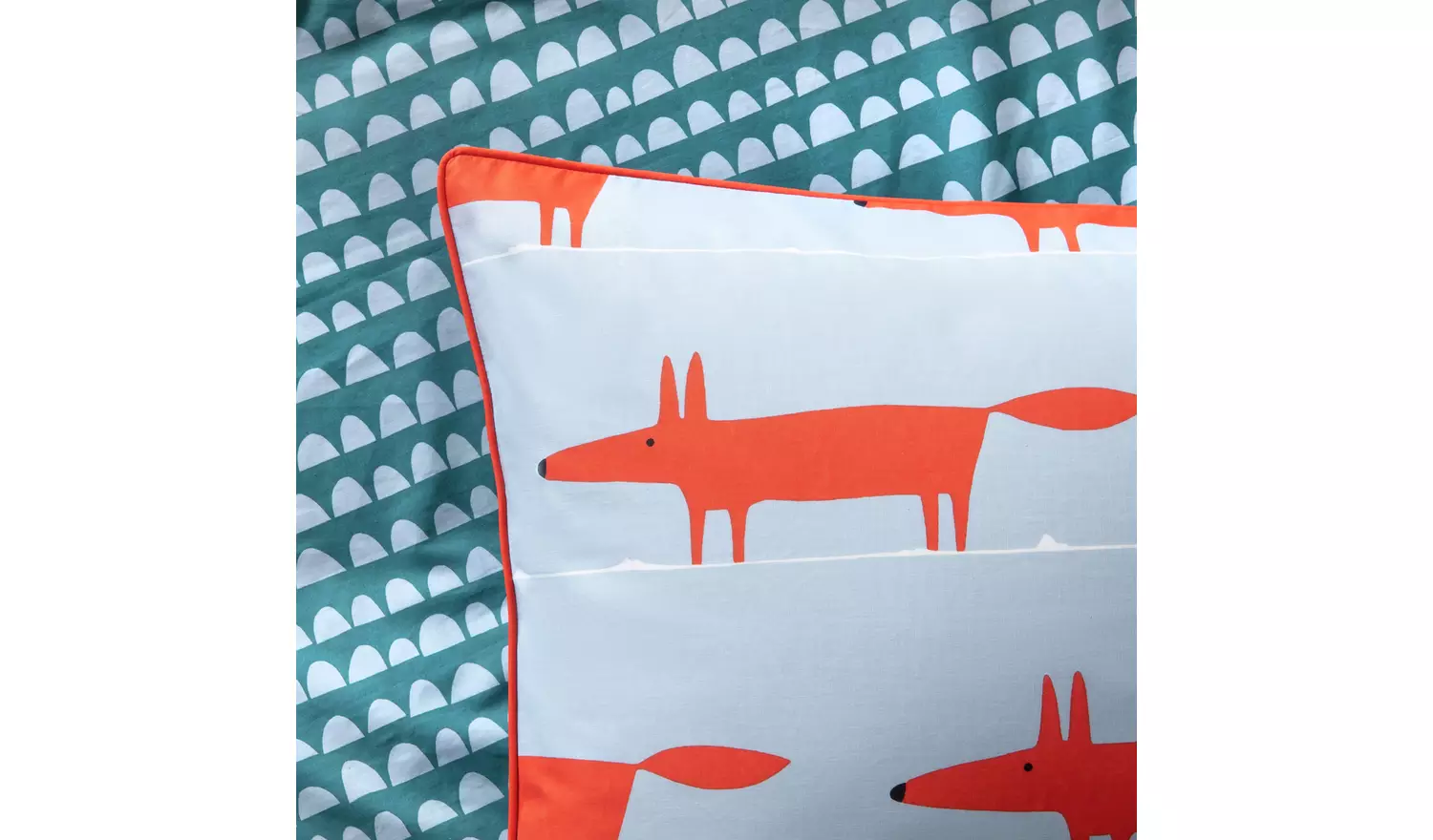 Habitat x Scion Cotton Mr Fox Bedding Set-Superking