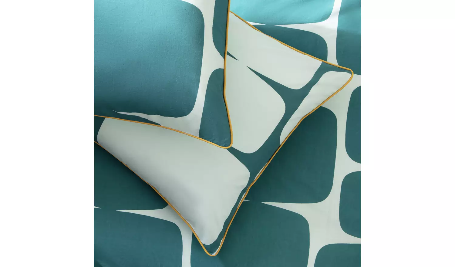 Habitat x Scion Cotton Lohko Teal Bedding Set - King size