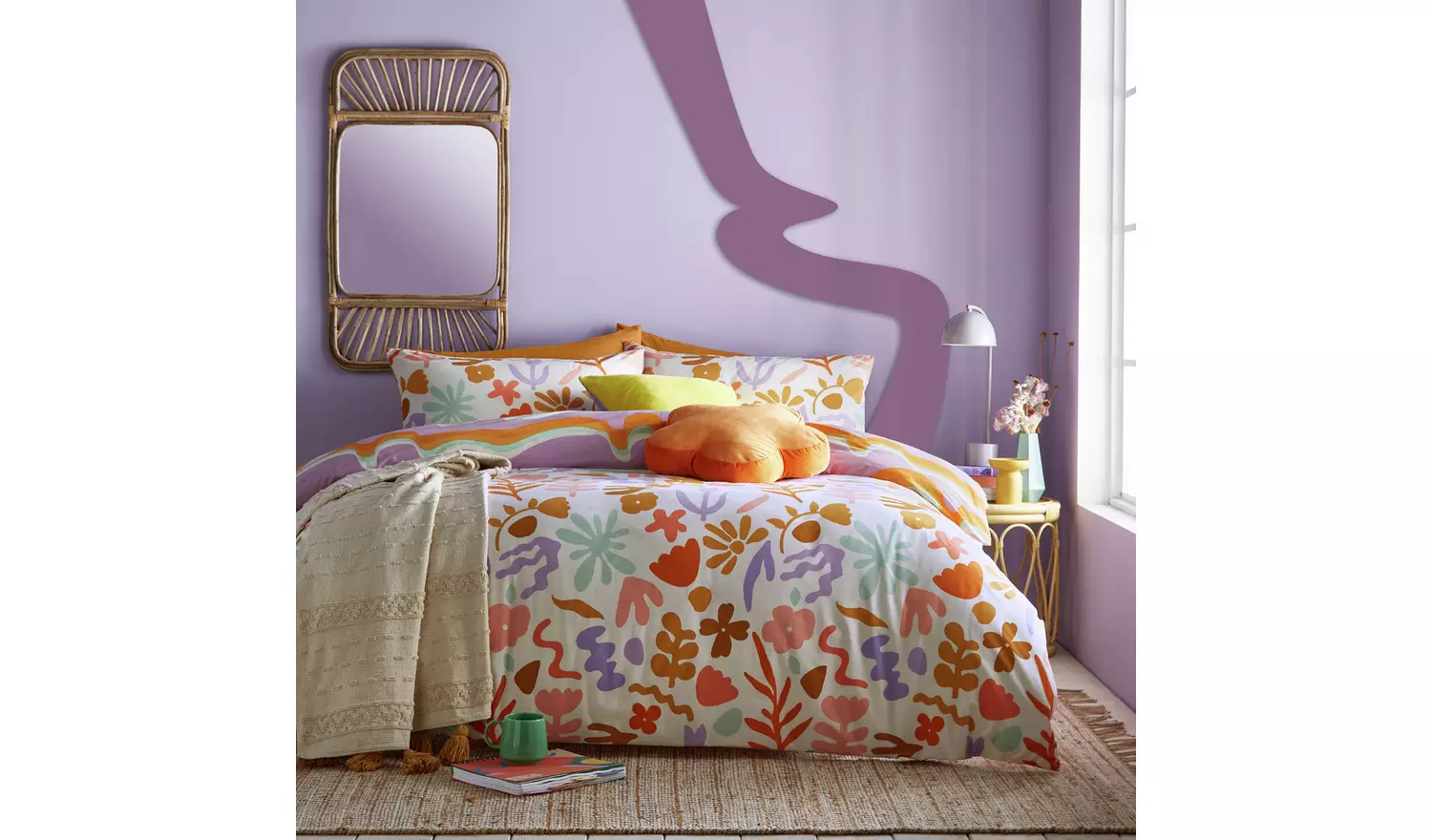furn Amelie Floral Bedding Set - King size