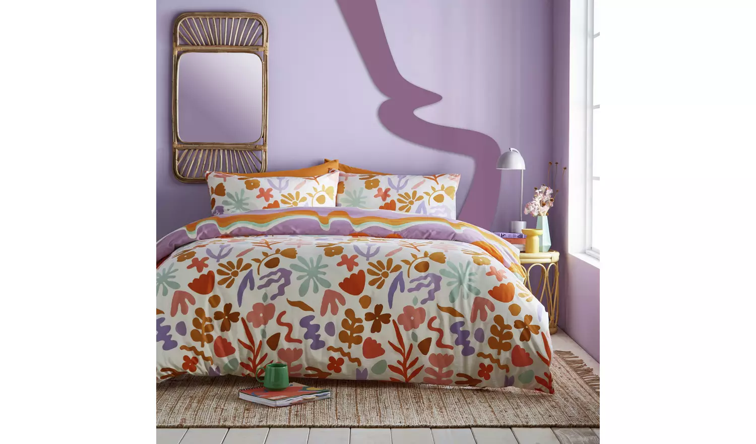 furn Amelie Floral Bedding Set - King size