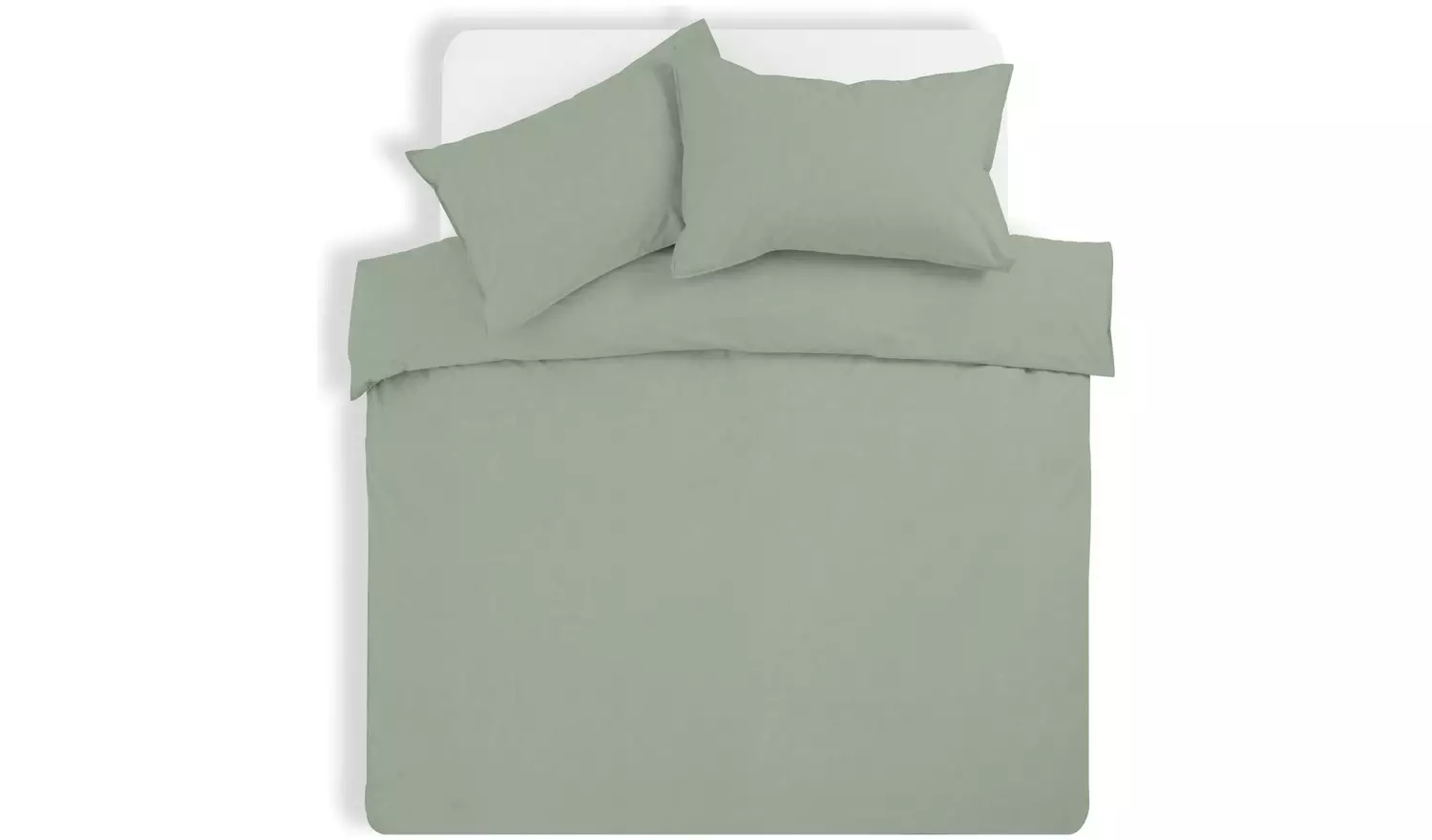 Habitat Cotton Textured Print Sage Bedding Set - Single