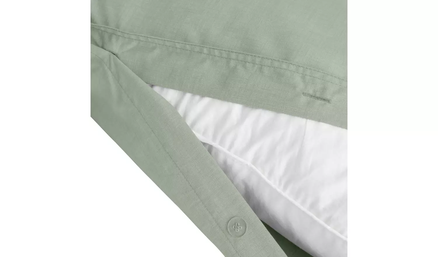 Habitat Cotton Textured Print Sage Bedding Set - Single