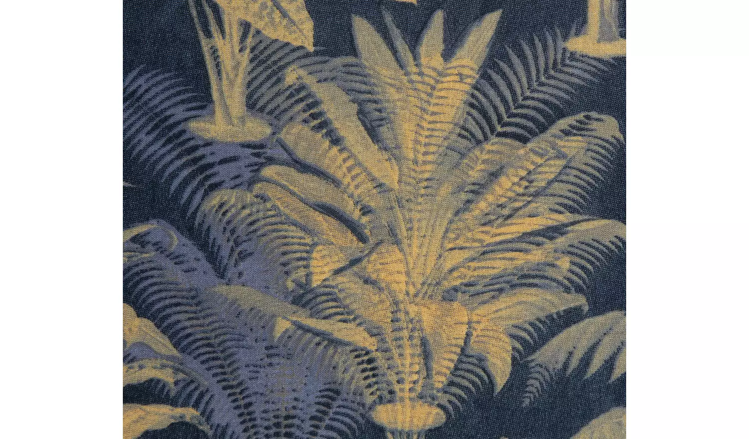 Habitat Palm Floral Print Mustard Bedding Set - Single