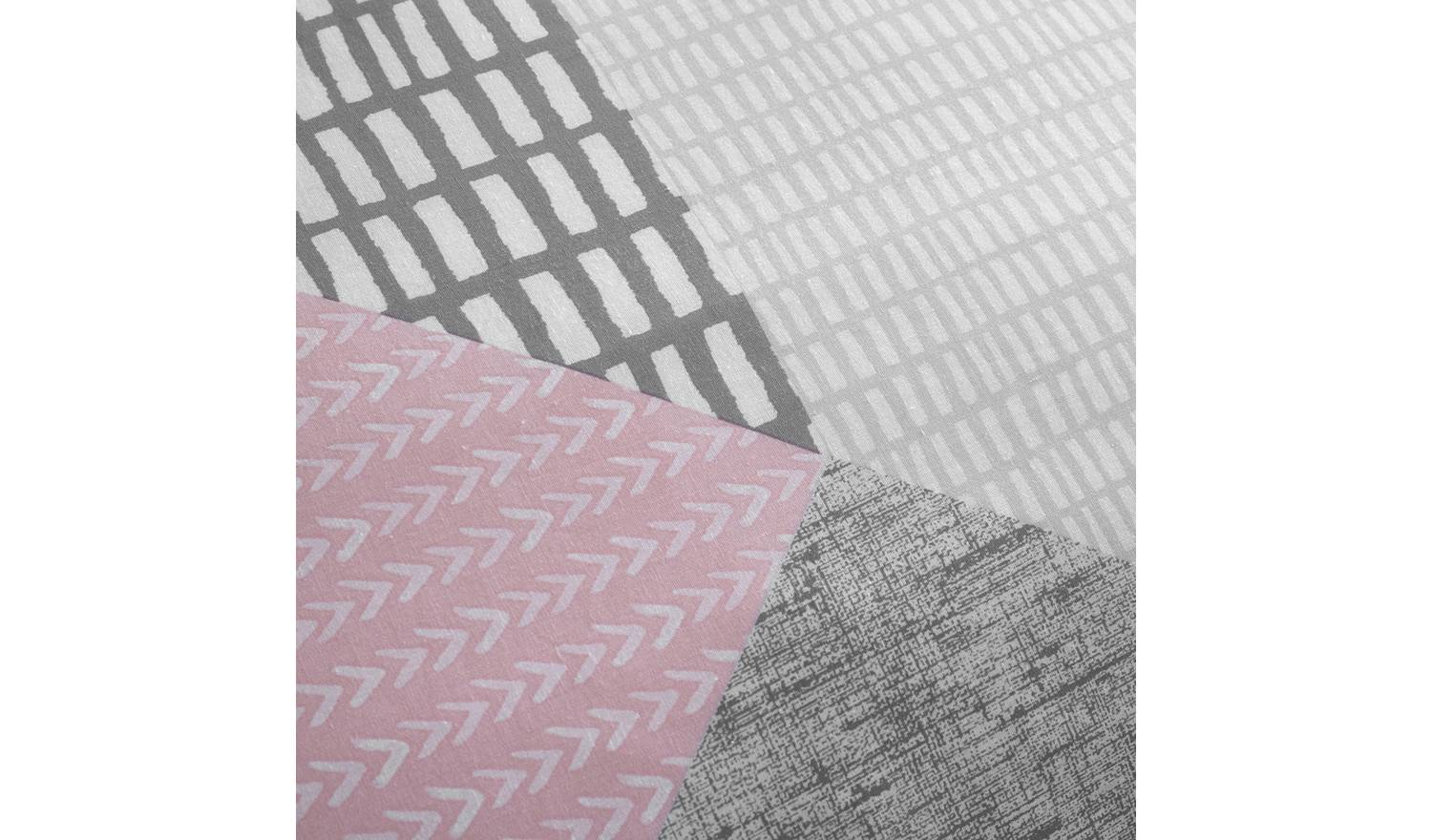 Catherine Lansfield Easycare Larsson Geo Bedding Set -Double