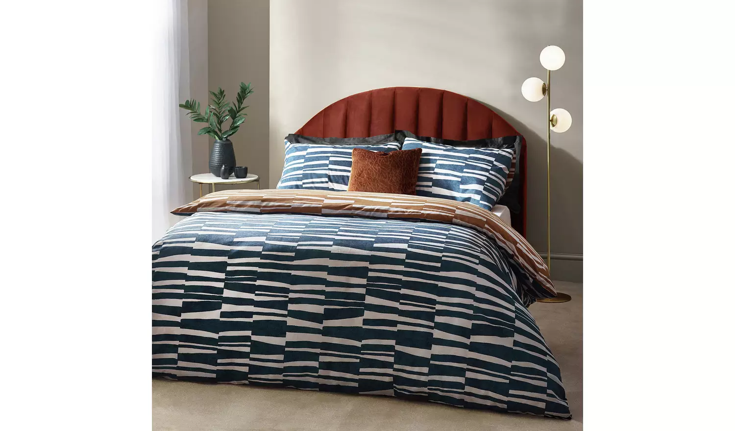Hoem Piper Printed Dusk Bedding Set - Single