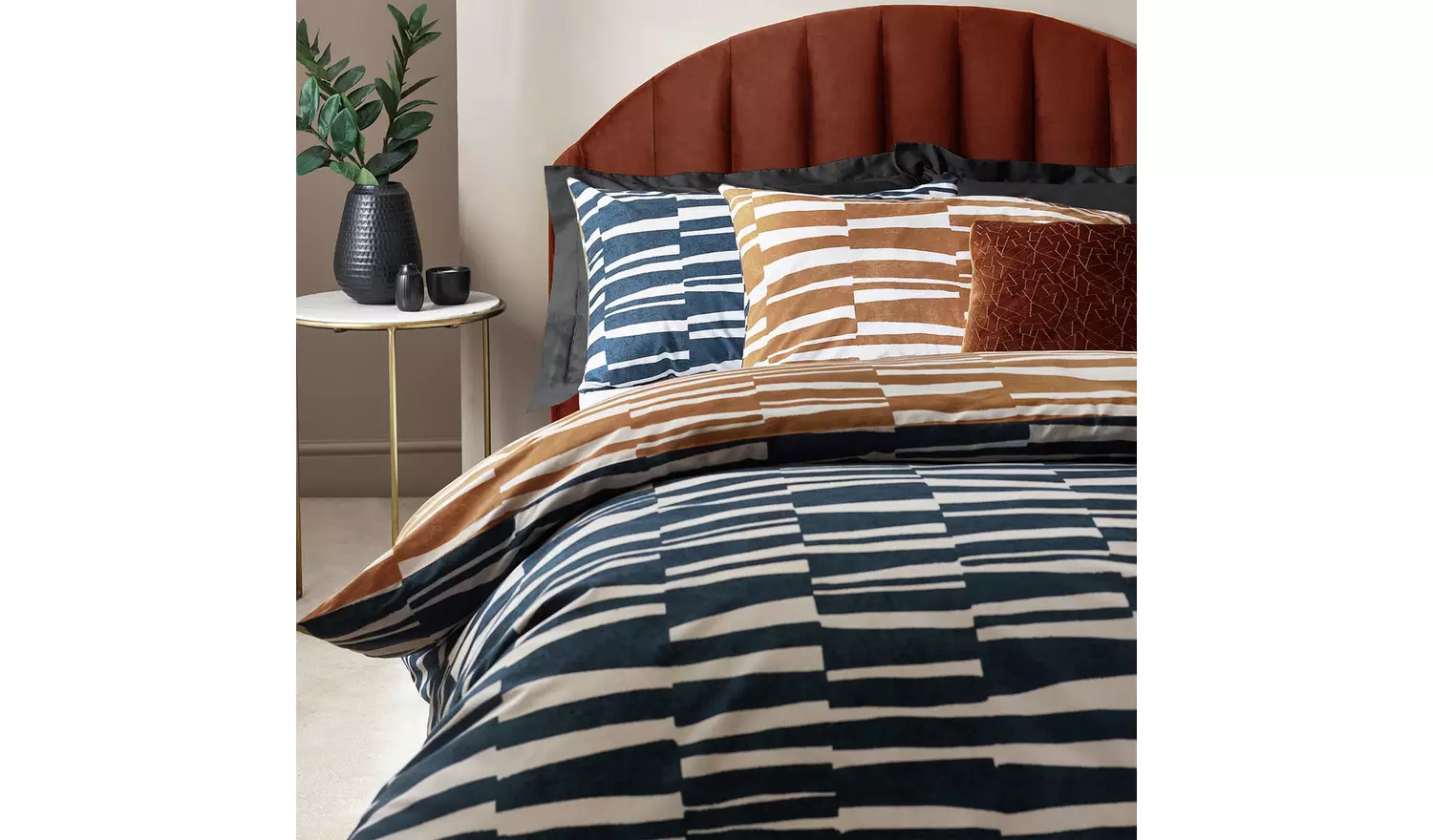 Hoem Piper Printed Dusk Bedding Set - Single