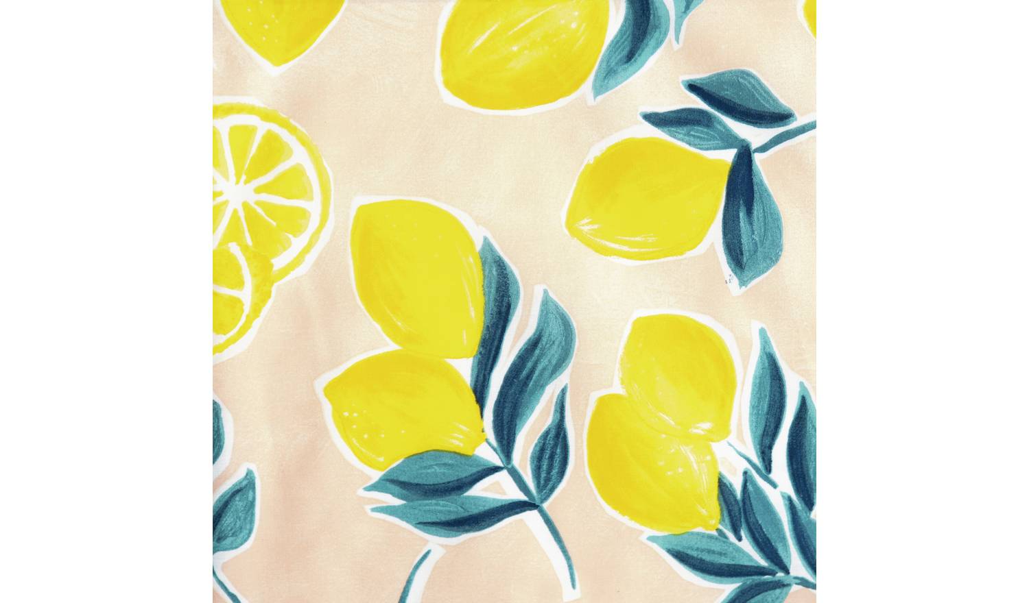 Argos Home Lemon Print Bedding Set - Superking