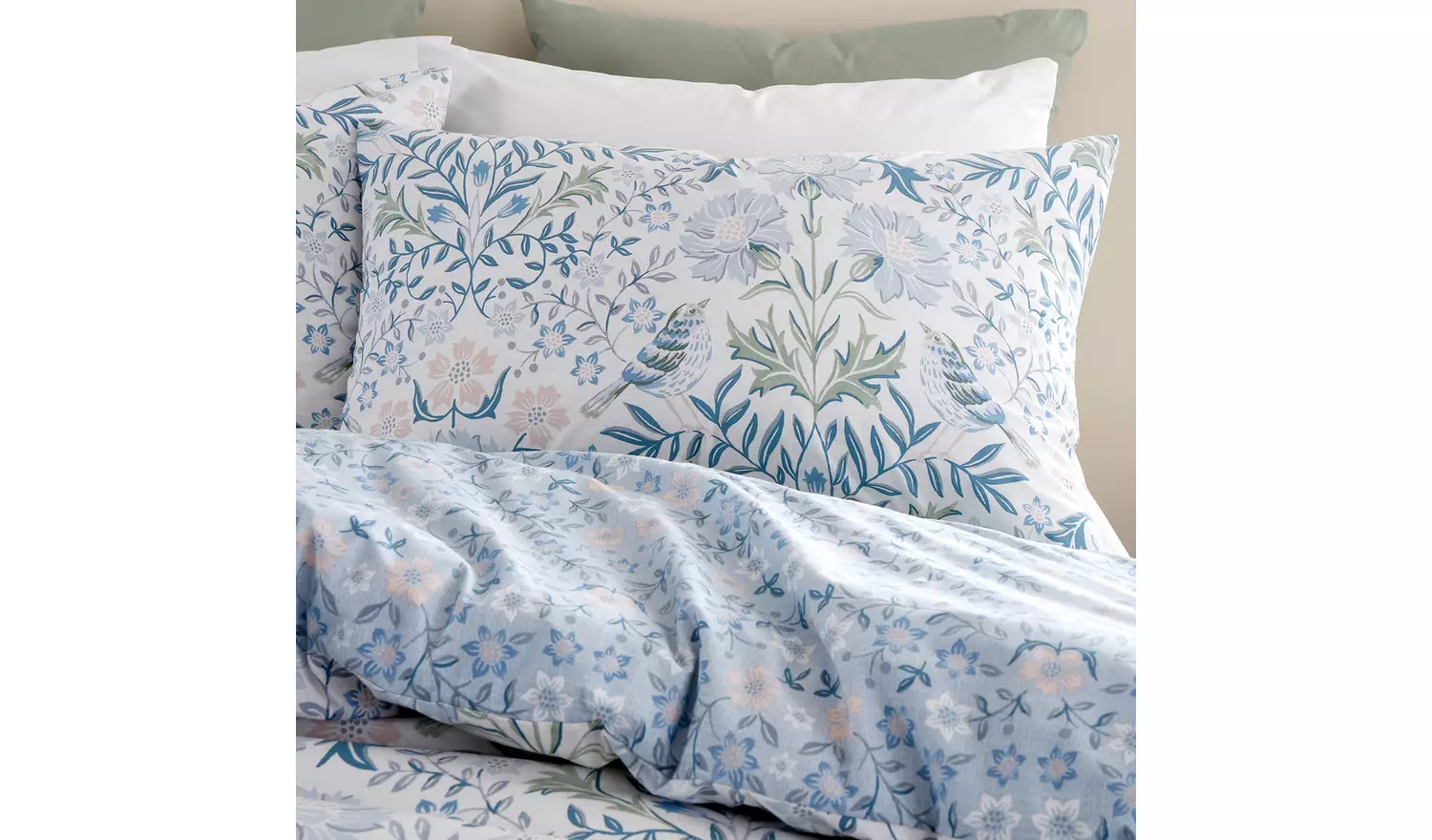 Bianca Cotton 200 TC Hedgerow Hopper Bedding Set - Superking