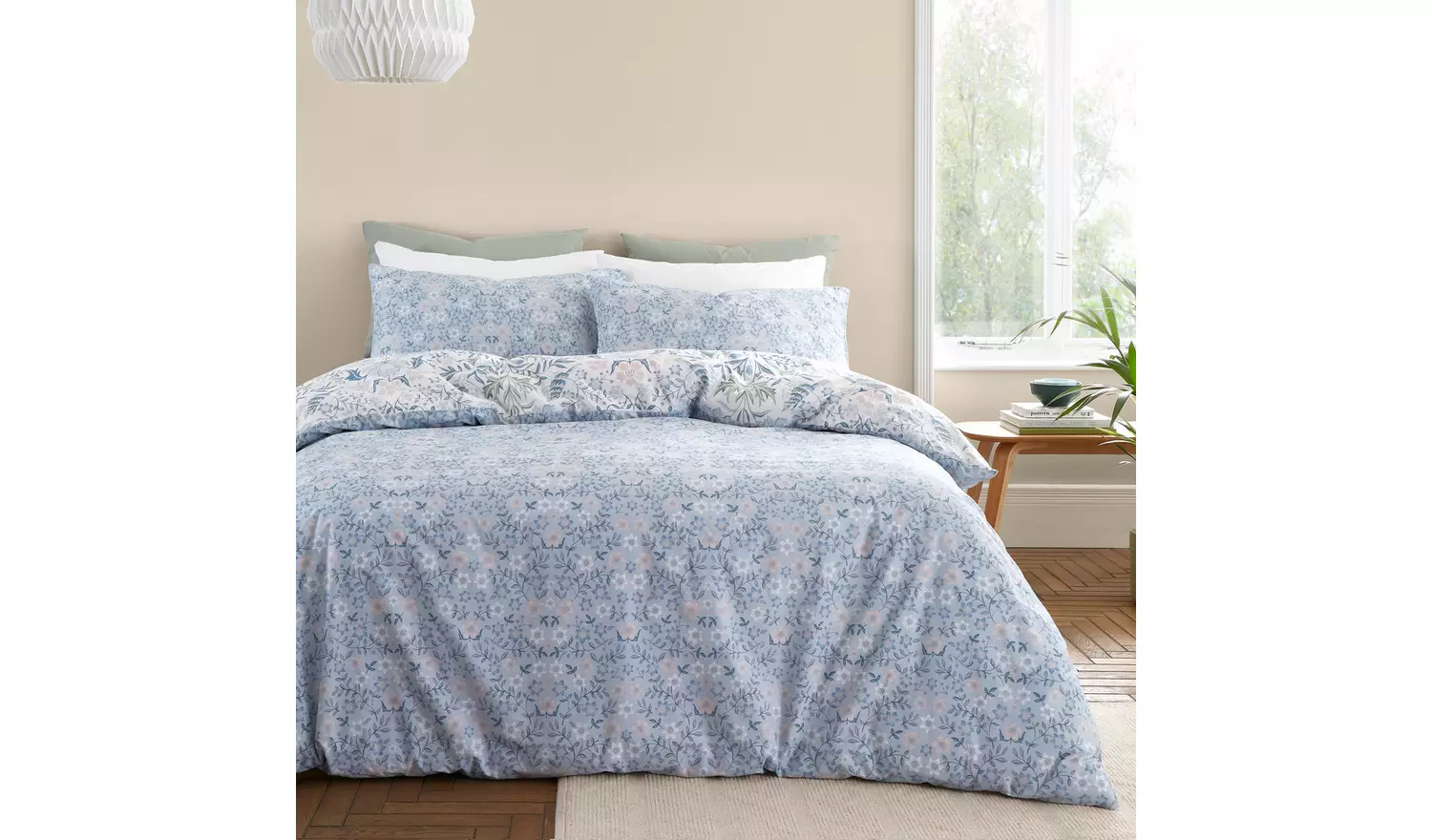 Bianca Cotton 200 TC Hedgerow Hopper Bedding Set - Superking