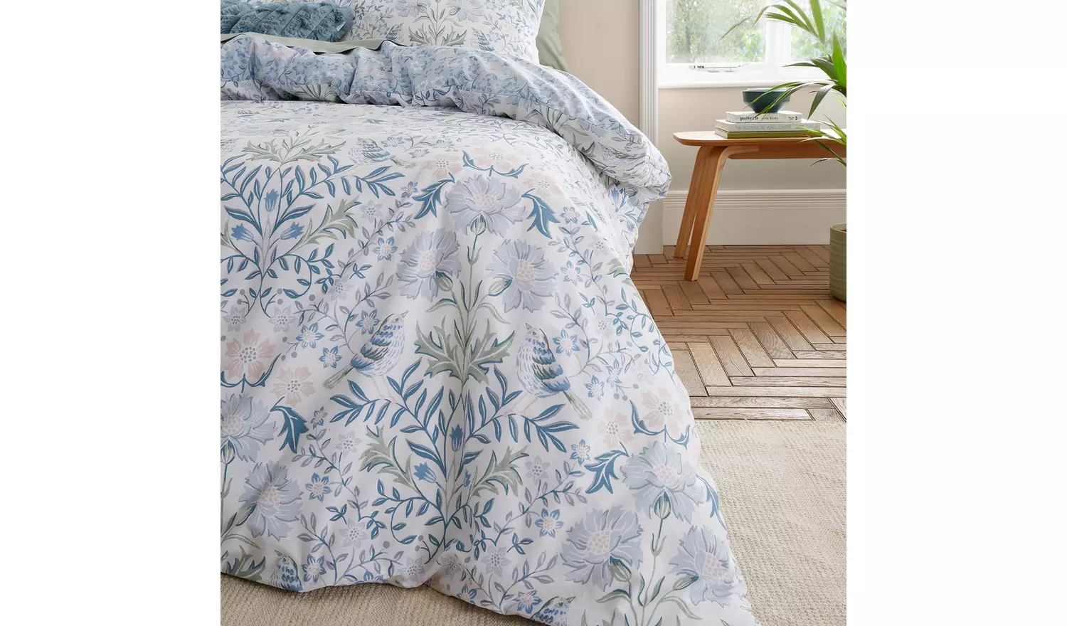 Bianca Cotton 200 TC Hedgerow Hopper Bedding Set - Superking