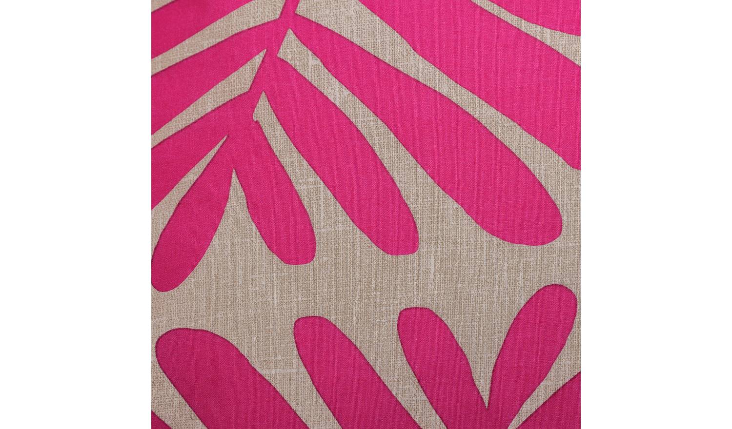 Habitat Cotton Paper Cut Leaf Pink Bedding Set - Double