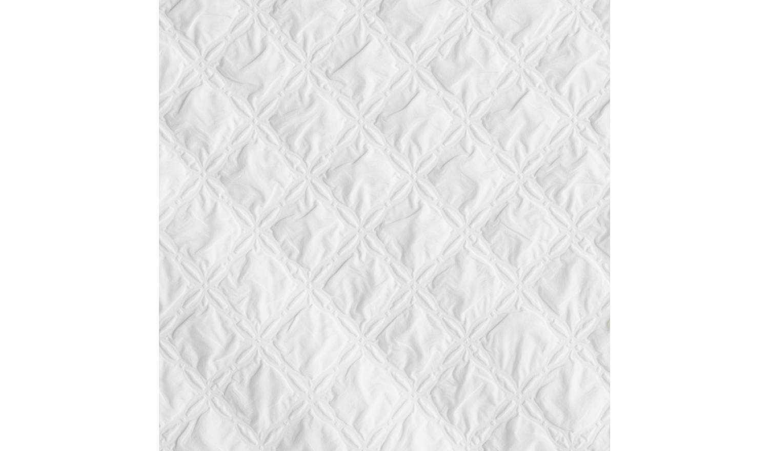 Argos Home Embossed Texture White Bedding Set - Single