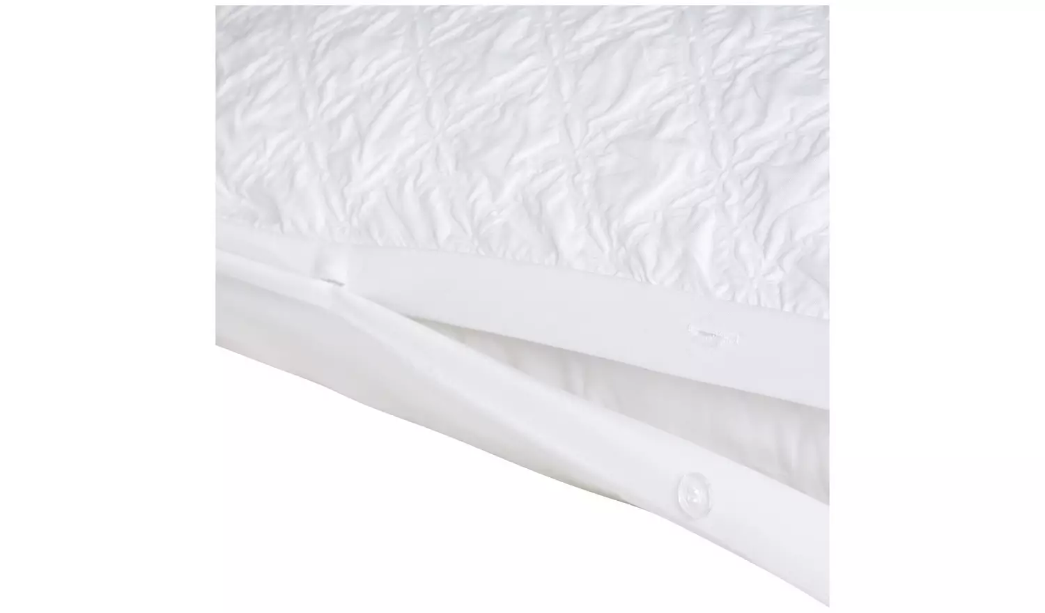 Argos Home Embossed Texture White Bedding Set - Single