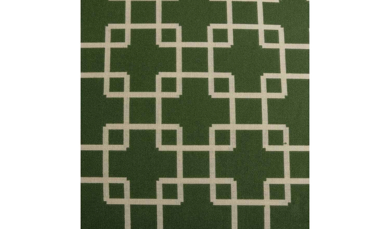 Habitat Geo Trellis Print Green Bedding Set - King size