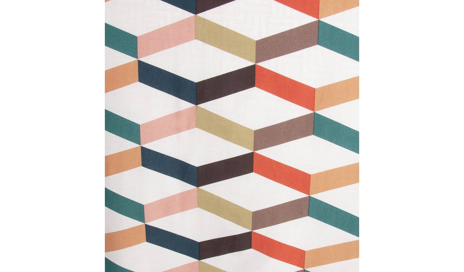 Habitat Geometric ZigZag Multicolour Bedding Set - Single