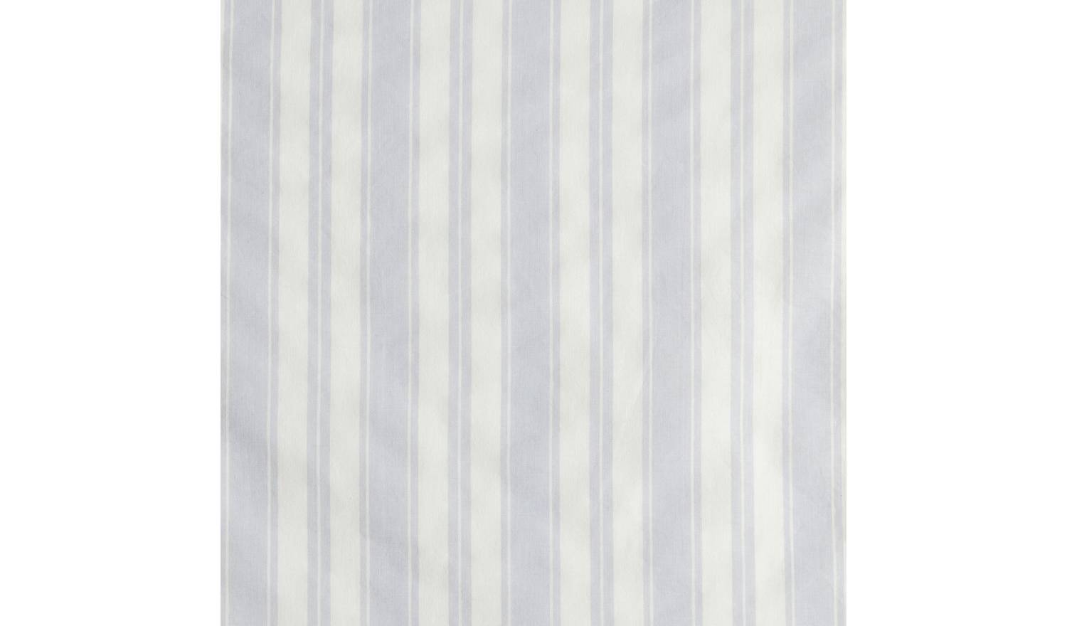 Habitat Cotton Washed PJ Stripe Blue Bedding Set - Double