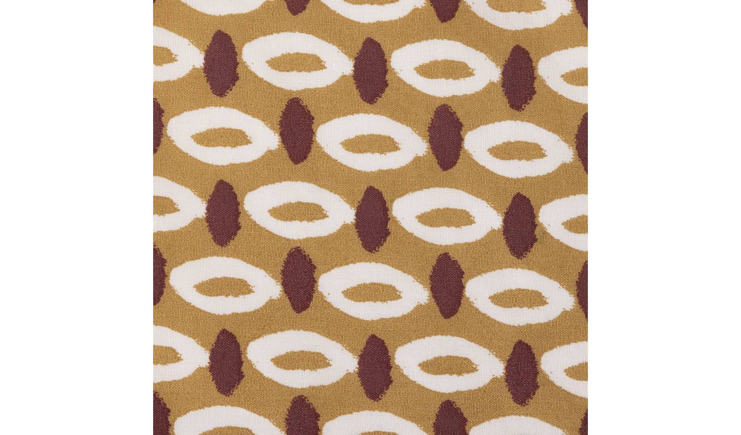 Habitat Oval Mini Print Orange Bedding Set - Single