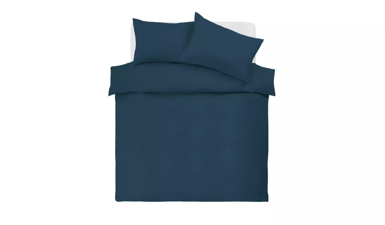 Home Essentials Soft Touch Navy Bedding Set - Superking