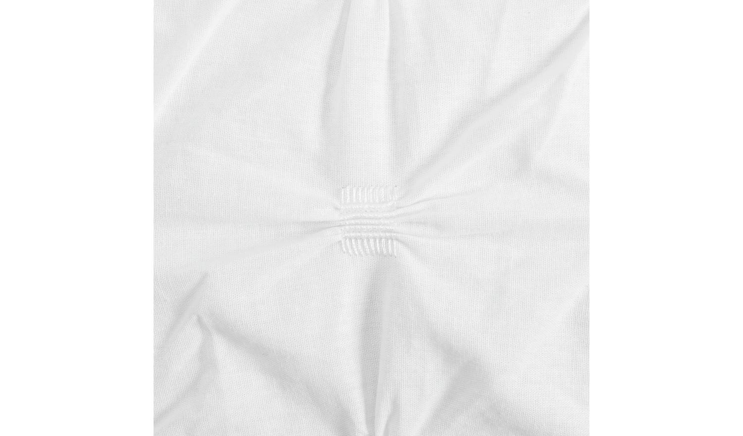 Argos Home Elastic Pintuck White Bedding Set - Single