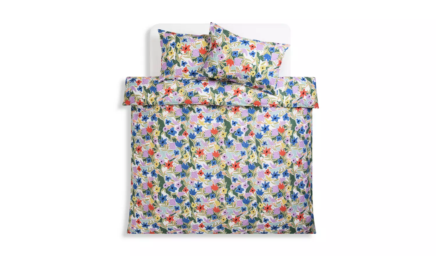 Habitat Cotton Sketchy Floral Bedding Set - Double