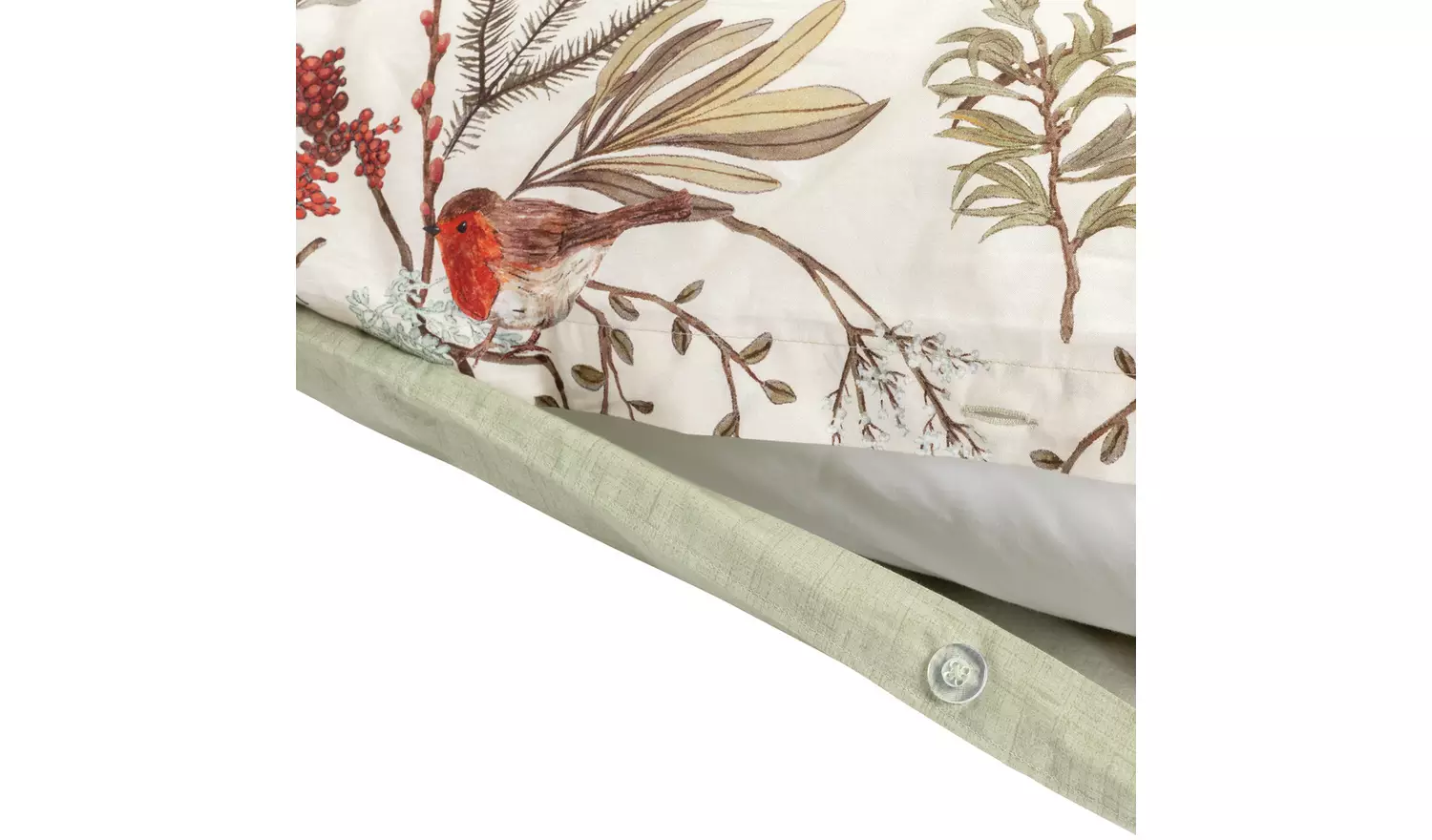 Habitat Cotton Robin Foliage Neutral Bedding Set - King