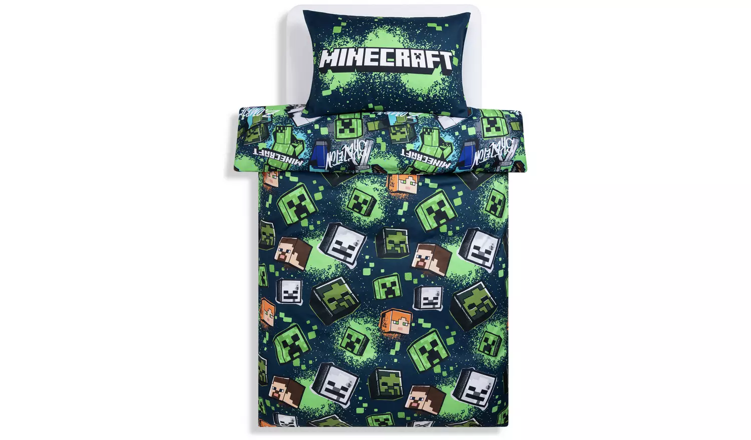 Minecraft Graffiti Kids Bedding Set - Single