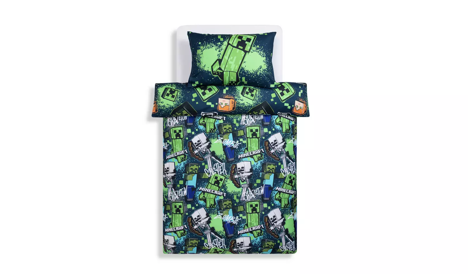 Minecraft Graffiti Kids Bedding Set - Single