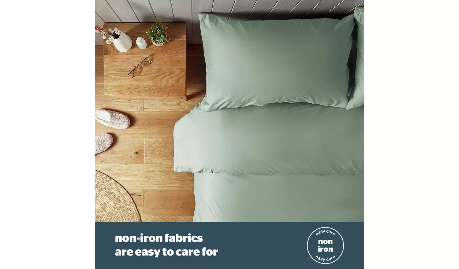 Silentnight Supersoft Sage Green Bedding Set - Single