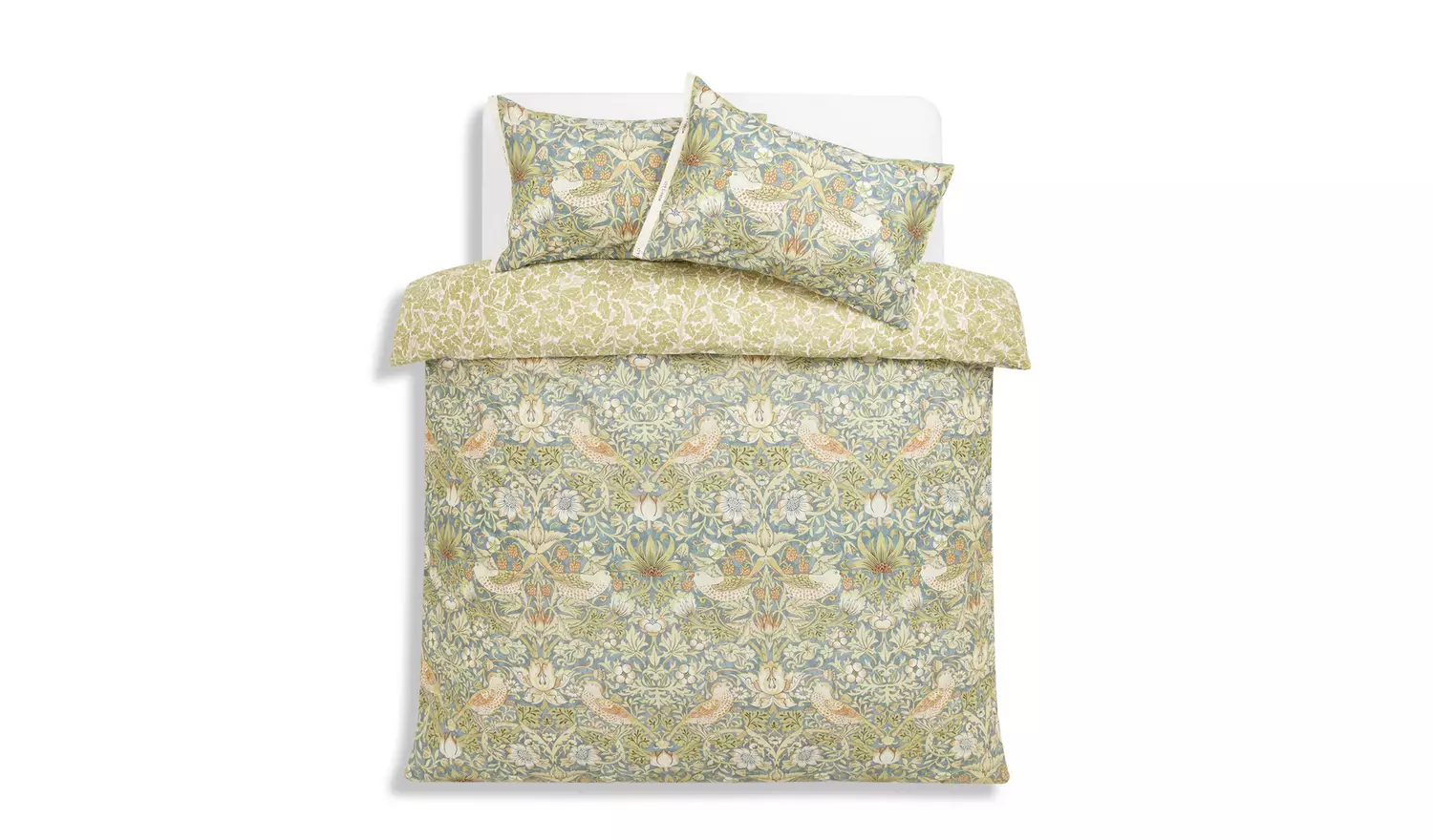 Habitat x Morris & Co Strawberry Thief Bedding - Super King
