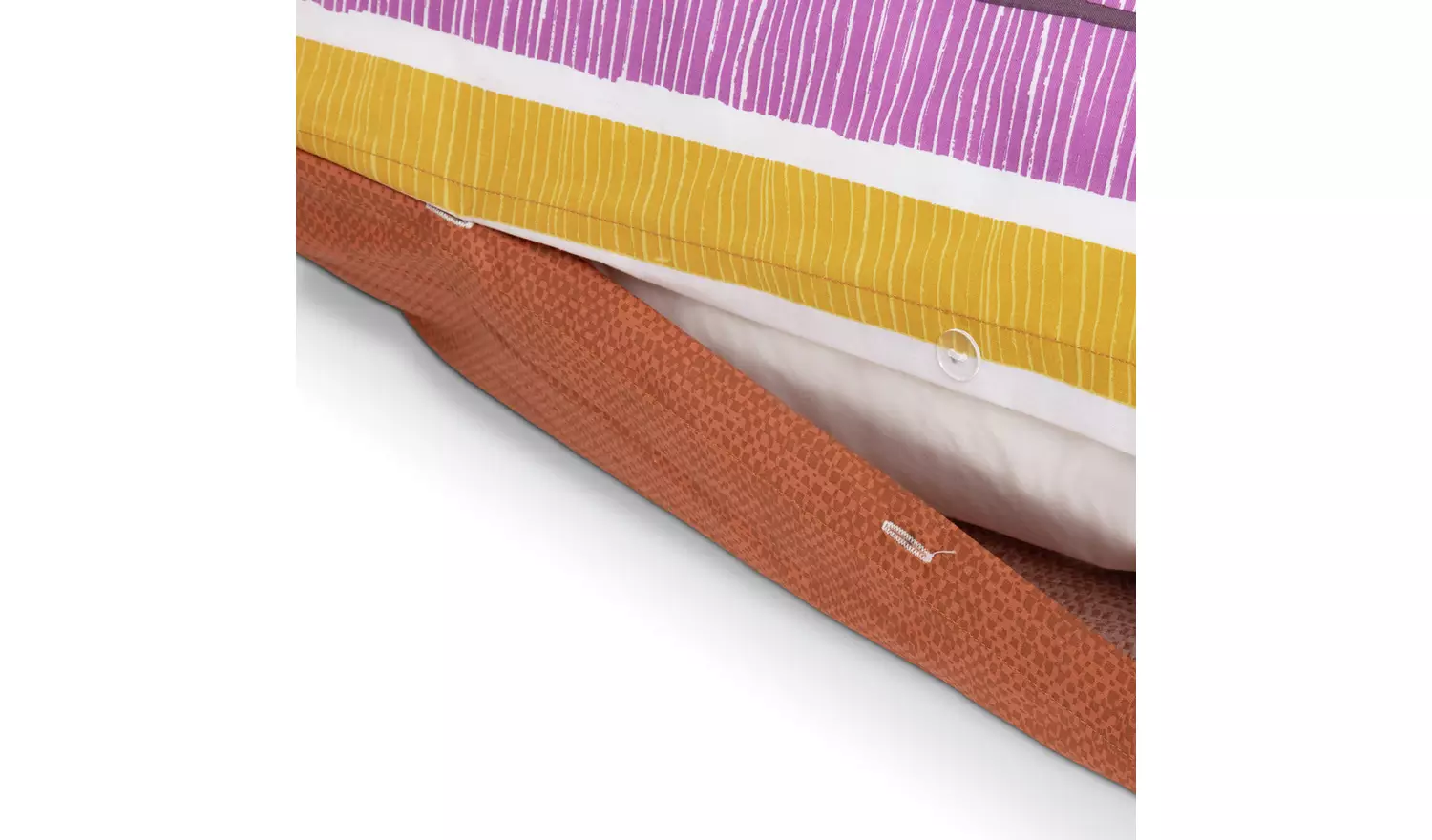 Habitat Variegated Stripe Bedding Set - Double