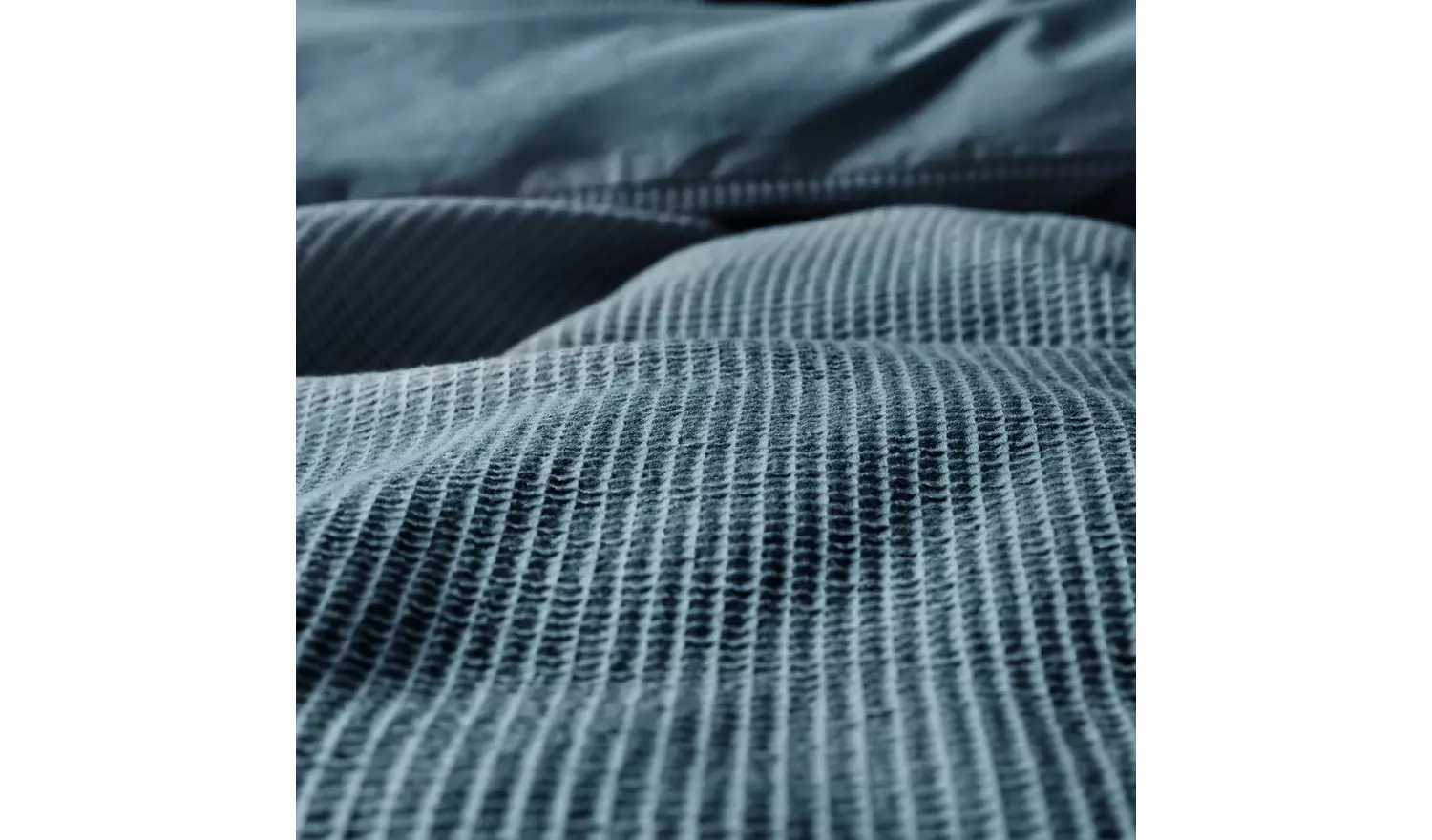 Habitat Cotton Waffle Navy Blue Bedding Set - King size