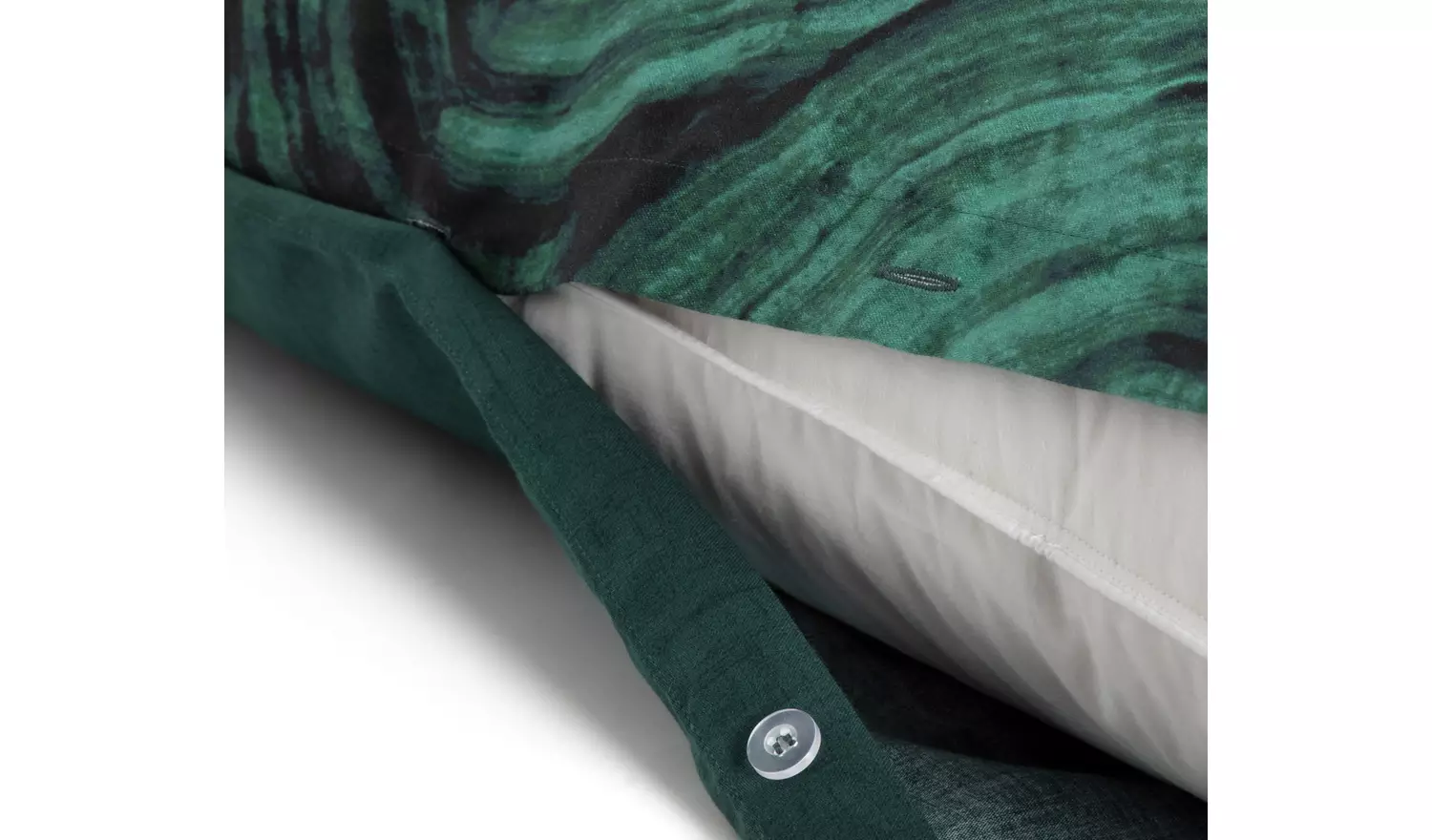 Habitat Cotton Malachite Print Green Bedding Set - Superking