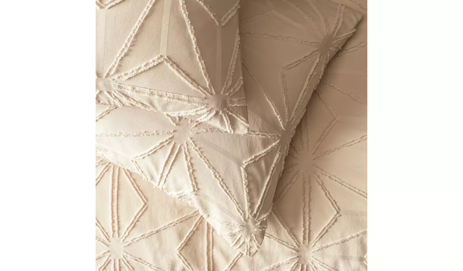 Habitat Tufted Natural Bedding Set - King size