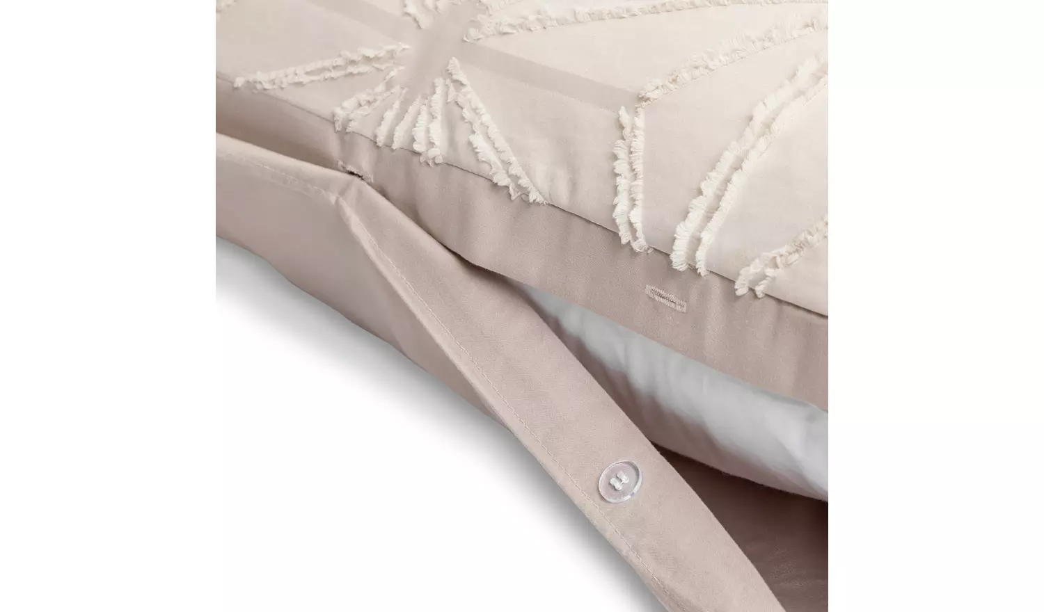 Habitat Tufted Natural Bedding Set - King size