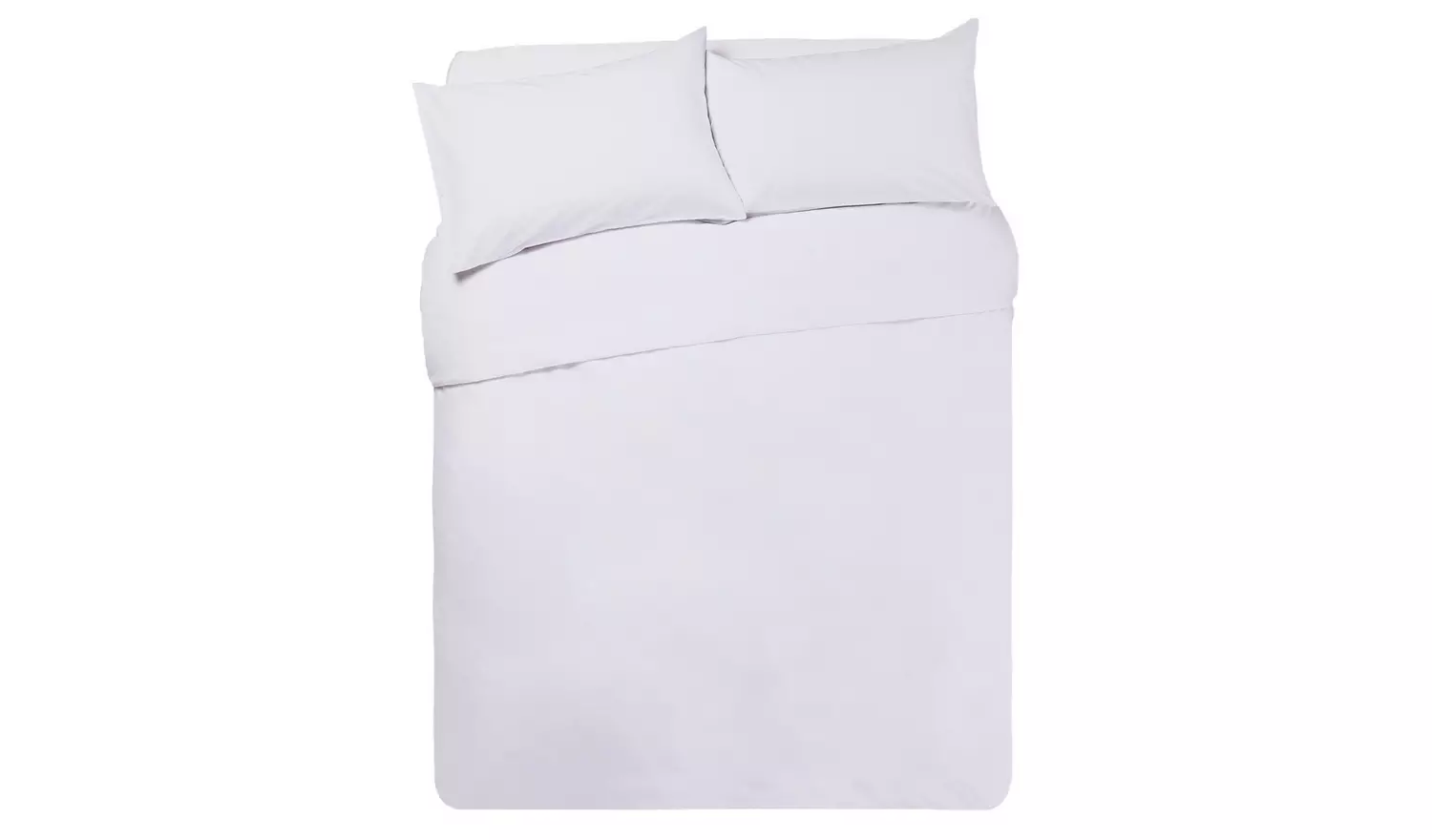 Habitat Easycare Plain White Bedding Set - Superking
