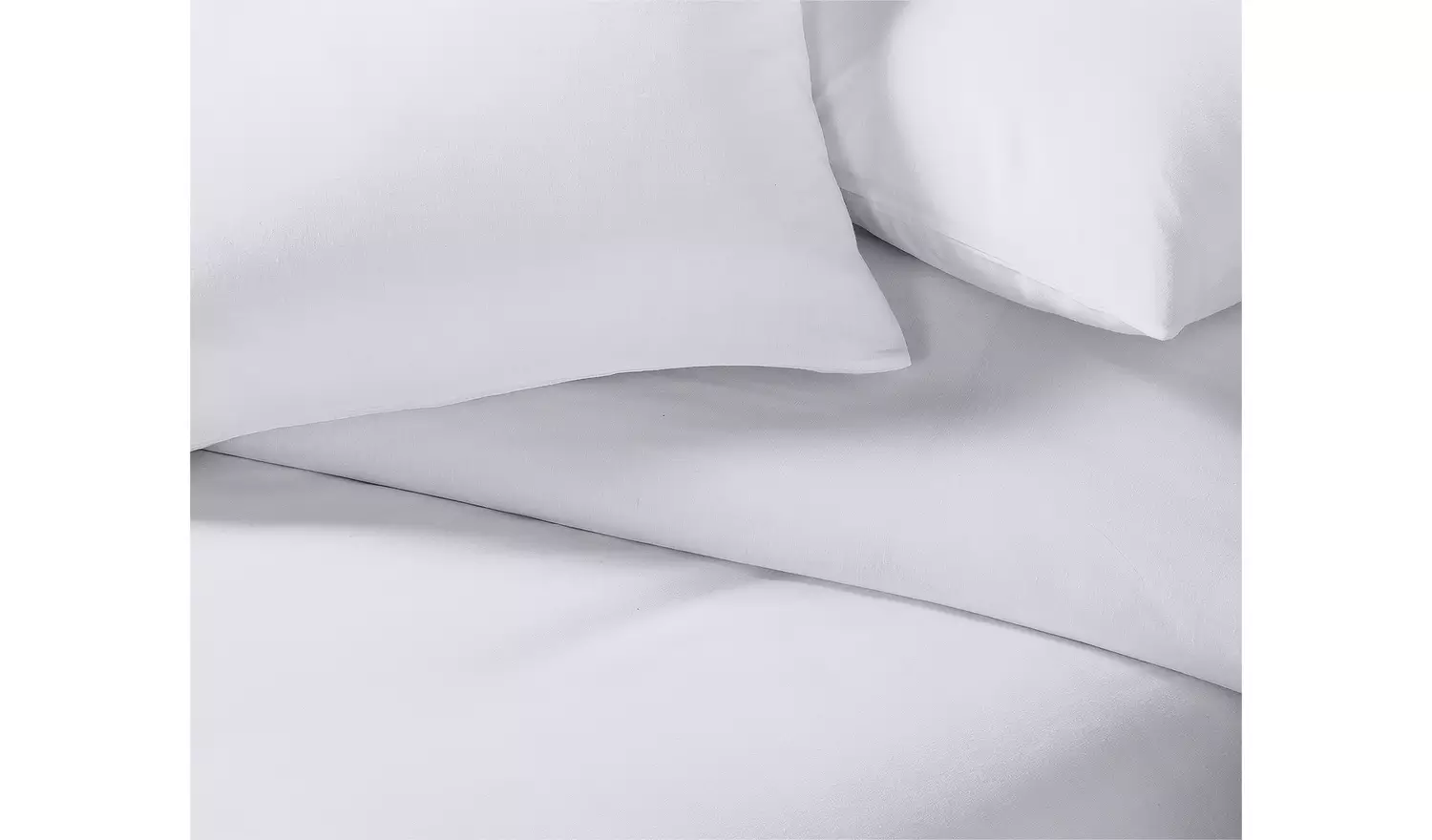 Habitat Easycare Plain White Bedding Set - Superking