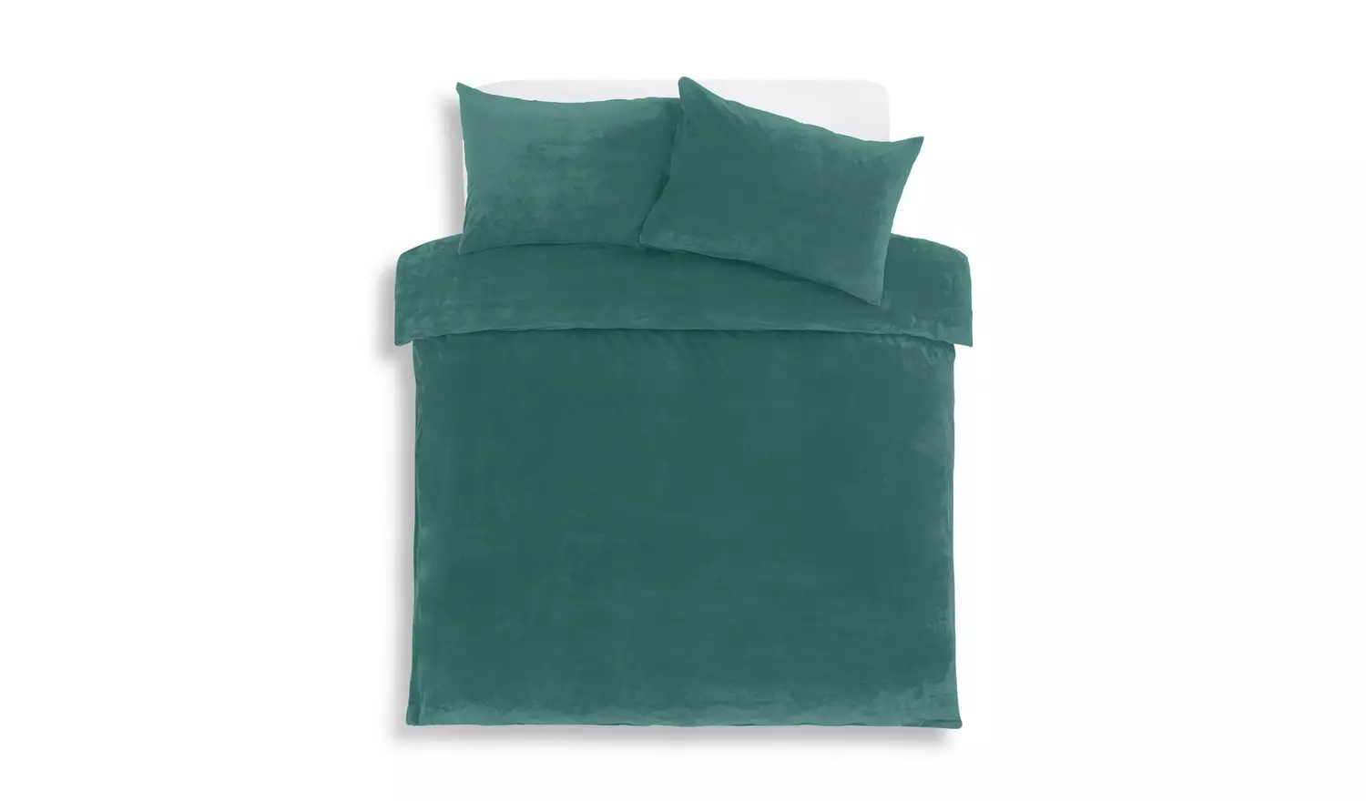 Argos Home Slinky Fleece Teal Bedding Set - King size