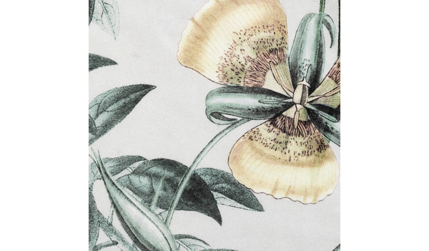 Argos Home Cotton Botanical Floral White Bedding Set- Single