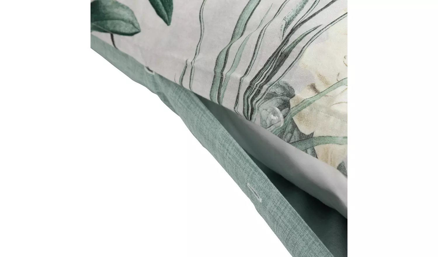 Argos Home Cotton Botanical Floral White Bedding Set- Single