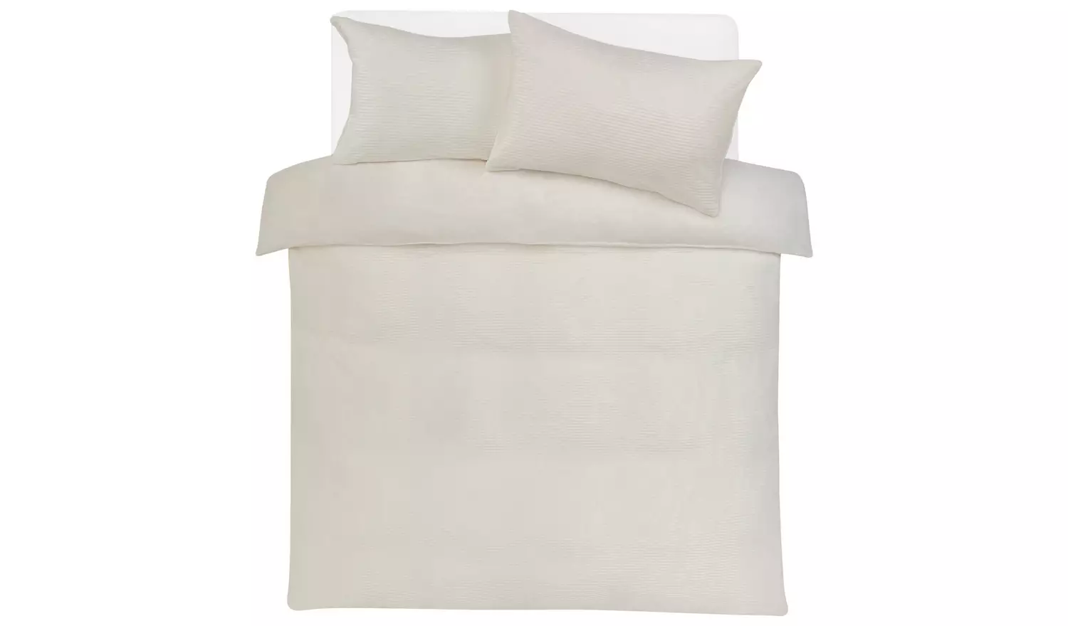 Argos Home Waffle Fleece Ivory Bedding Set - King size