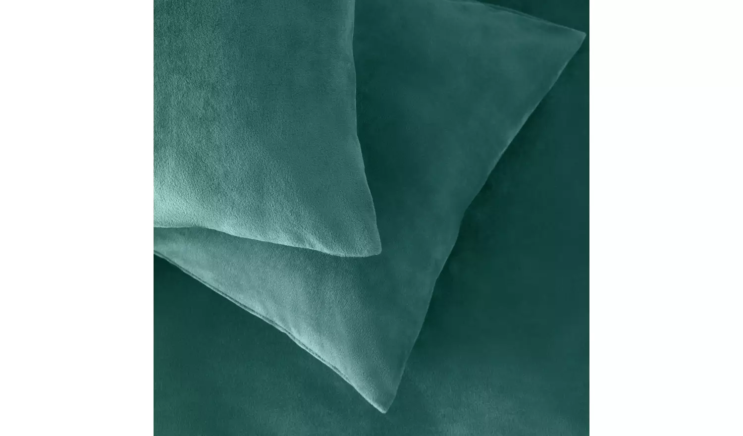 Argos Home Slinky Fleece Teal Bedding Set - Double