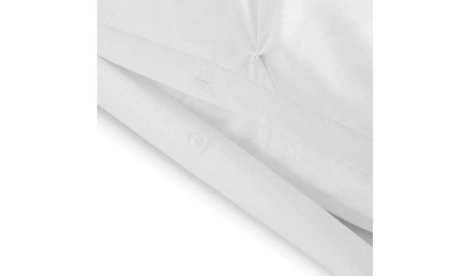 Habitat Pinch Pleat Pintuck White Bedding Set - Double