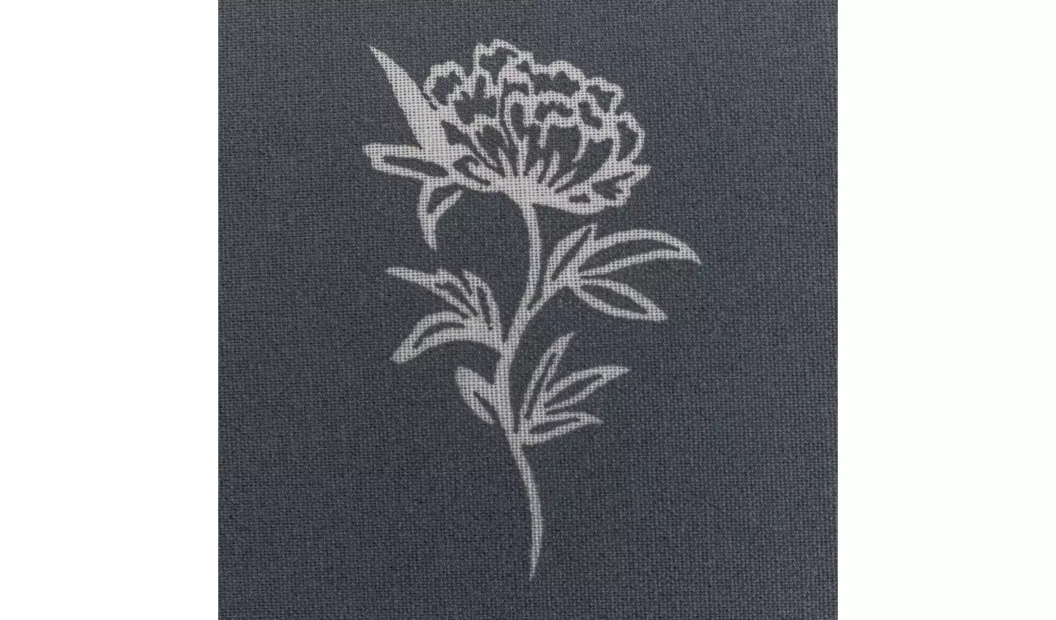 Habitat Floral Grid Print White and Blue Bedding Set - King