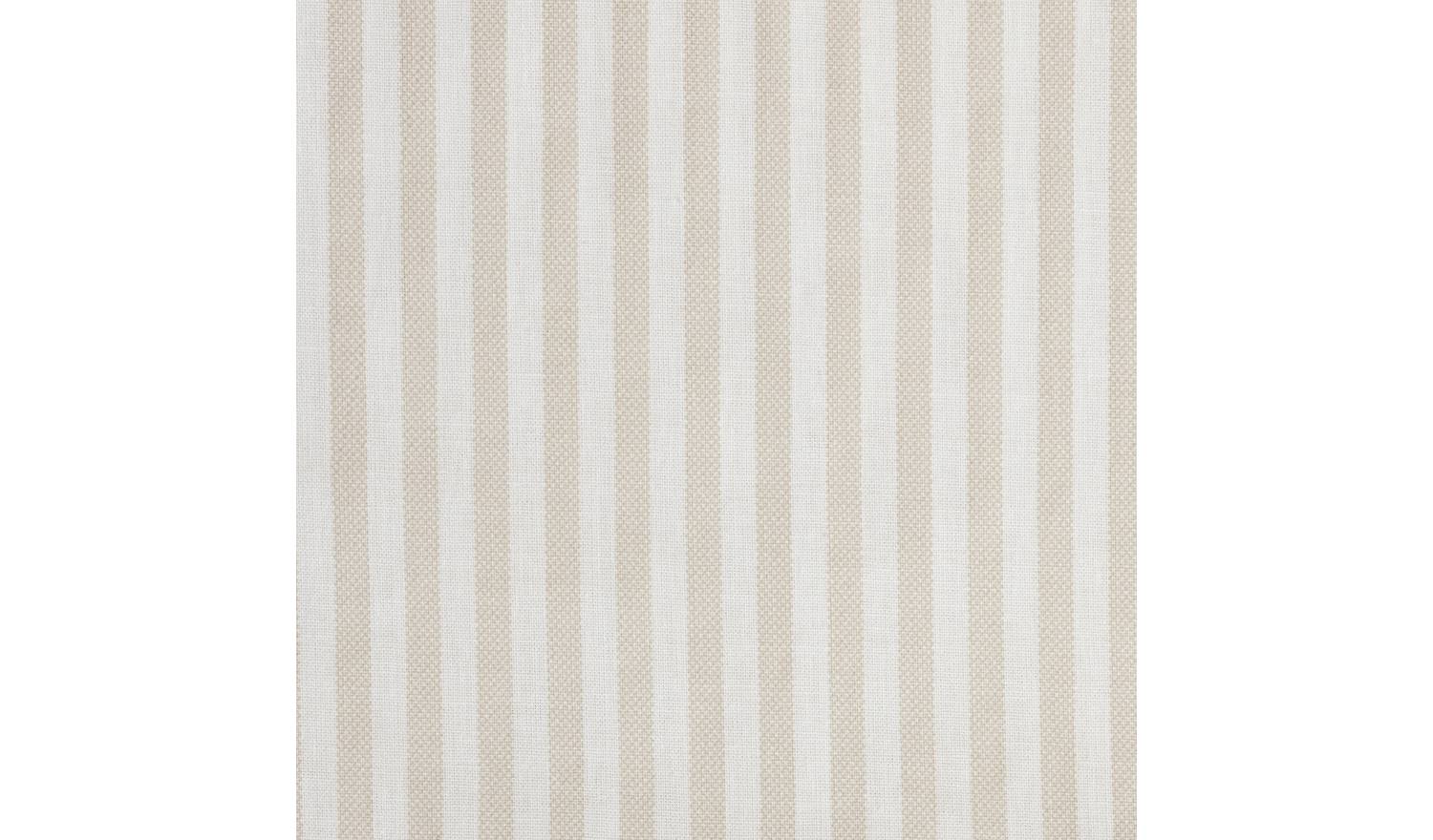 Habitat Cotton Oxford Edge Stripe Cream Bedding Set - Single