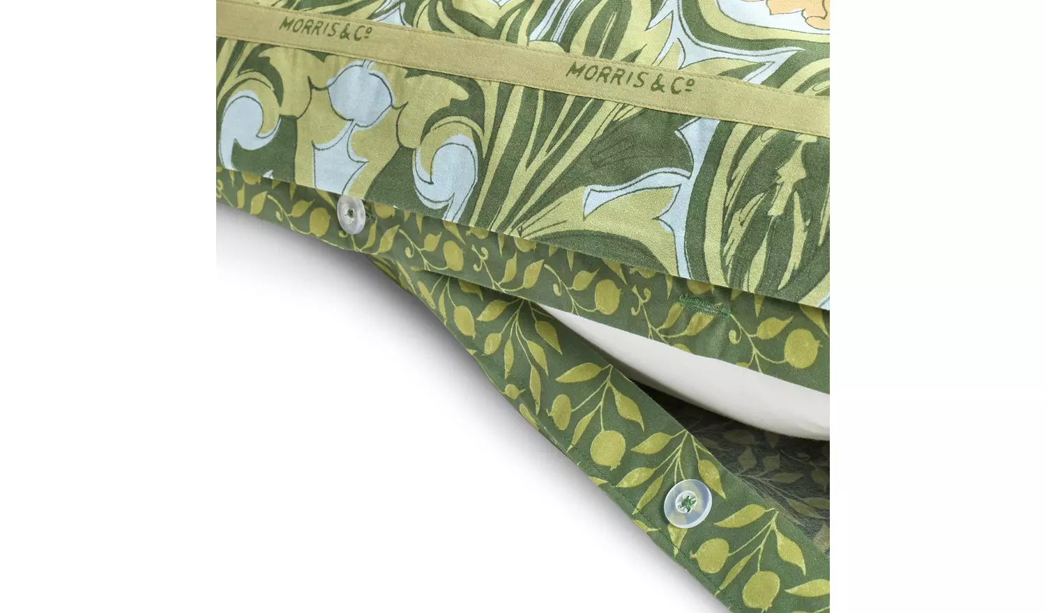 Habitat x Morris & Co. Bluebell Green Bedding Set - Single